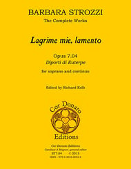 Lagrime Mie, Lamento, Op. 7.04 Vocal Solo & Collections sheet music cover